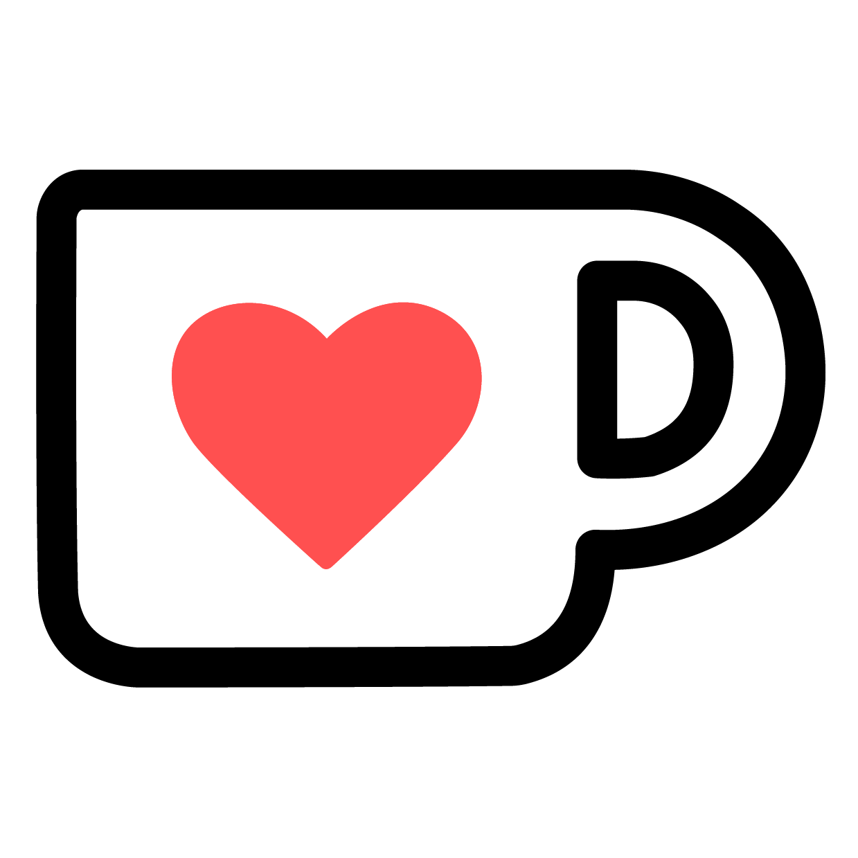 The Ko-Fi logo.